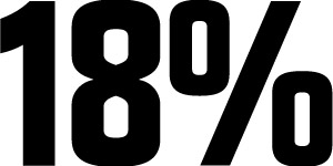 18%