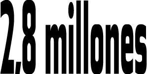 2,8 millones de euros