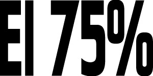 El 75%