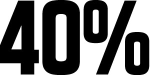 Más de un 40%