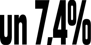 Un 7,4%