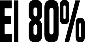 El 80%