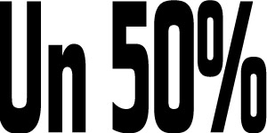 Un 50%