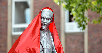 Umstrittene Lenin-Statue in Gelsenkirchen