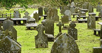 A fake grave