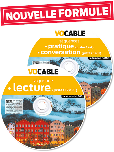 Les CD audio allemand Nouvelle Formule