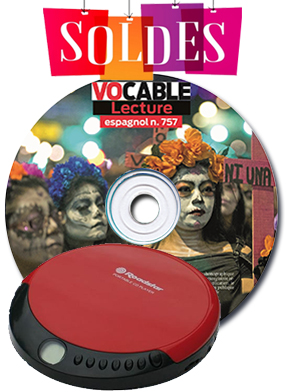 VENTE FLASH : CD de lecture espagnol + baladeur MP3