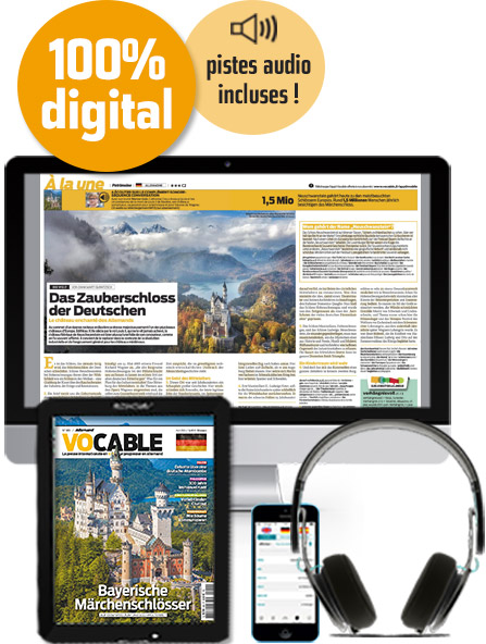 Pack magazine + audio allemand 100% numérique