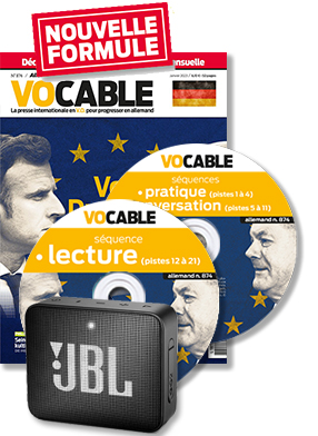 Pack audio Vocable allemand + l'enceinte sans fil waterproof JBL GO Essential