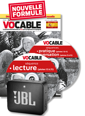 Pack audio Vocable espagnol + l'enceinte sans fil waterproof JBL GO Essential