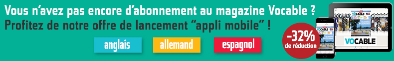 Pas encore d'abonnement au magazine Vocable