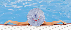 A la piscine